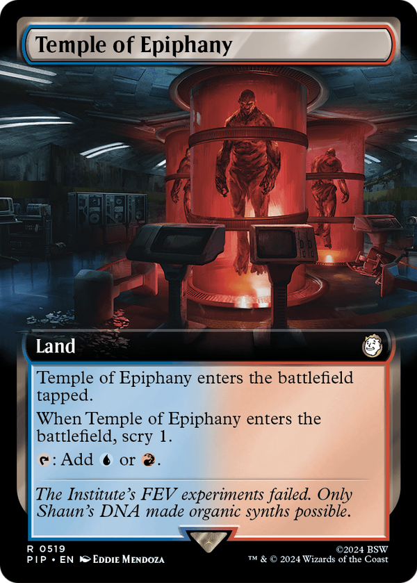 Temple of Epiphany (Extended Art) (PIP-519) - Fallout: (Extended Art) Foil