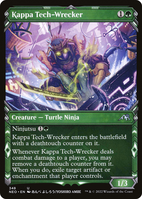 Kappa Tech-Wrecker (Showcase) (NEO-348) - Kamigawa: Neon Dynasty: (Showcase)