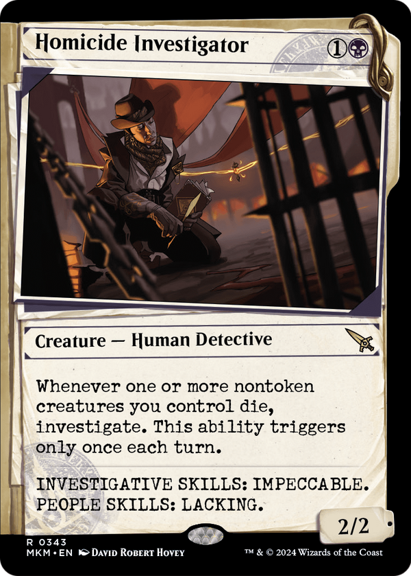 Homicide Investigator (Showcase) (MKM-343) - Murders at Karlov Manor: (Showcase) Foil
