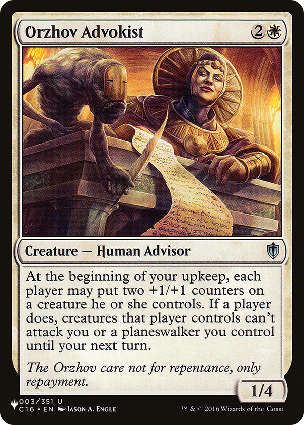 Orzhov Advokist (LIST-C16-3) - The List