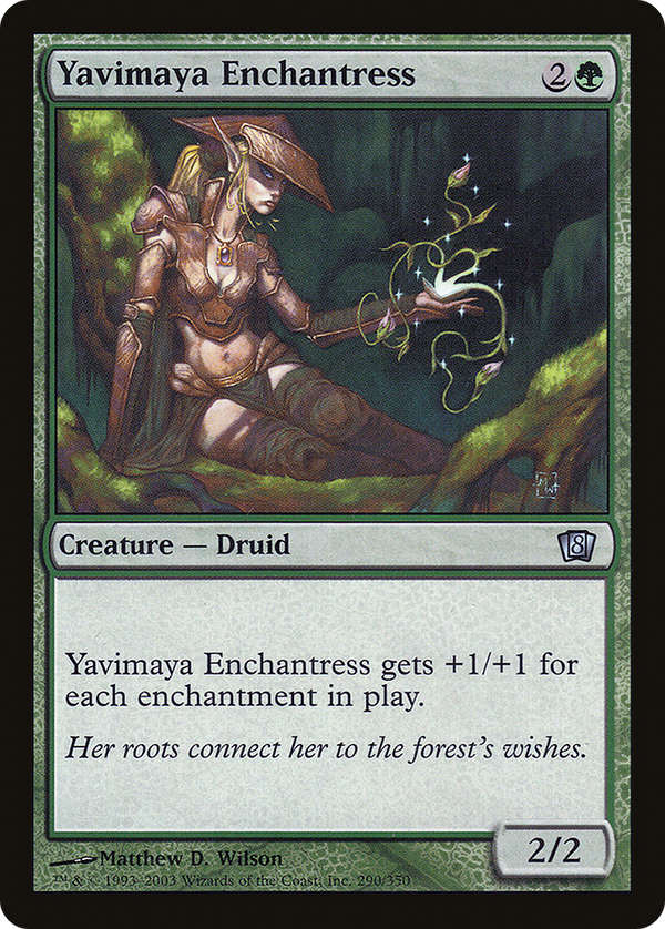 Yavimaya Enchantress (8ED-290) - 8th Edition Foil