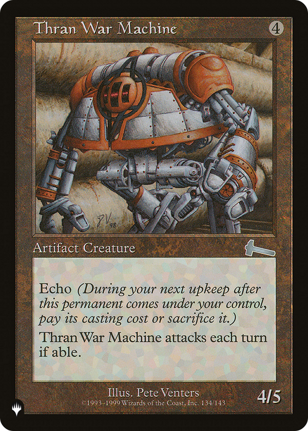 Thran War Machine (LIST-ULG-134) - The List