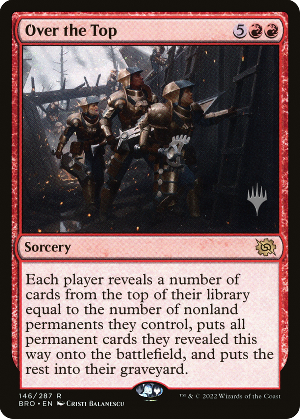 Over the Top (PPBRO-146) - The Brothers' War Promos