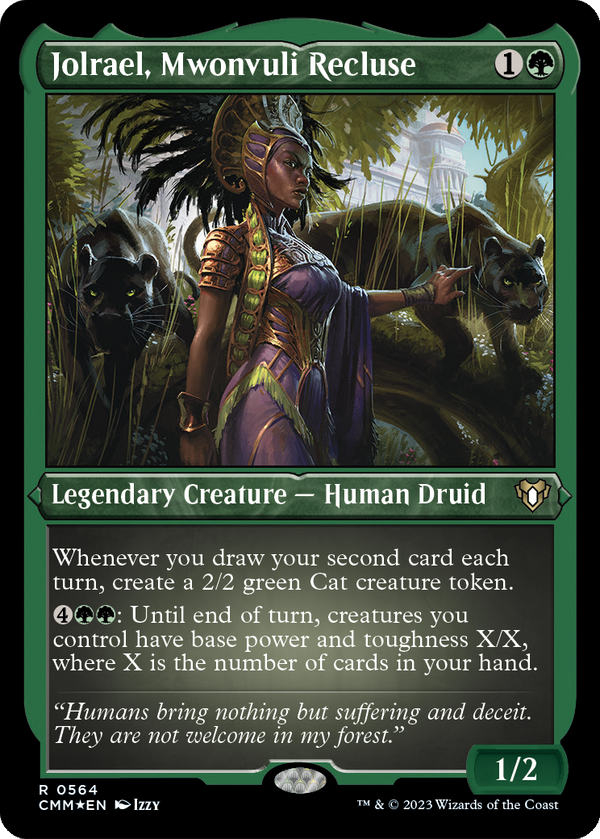Jolrael, Mwonvuli Recluse (Foil Etched) (CMM-564) - Commander Masters Foil