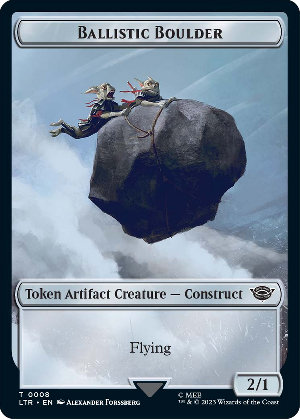 Ballistic Boulder (TLTR-008) - Tales of Middle-earth Tokens Foil