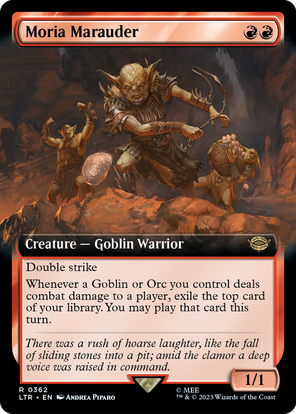 Moria Marauder (Extended Art) (LTR-362) - The Lord of the Rings: Tales of Middle-earth: (Extended Art)