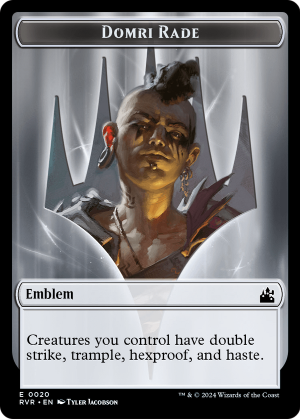 Domri Rade Emblem (TRVR-020) - Ravnica Remastered Tokens
