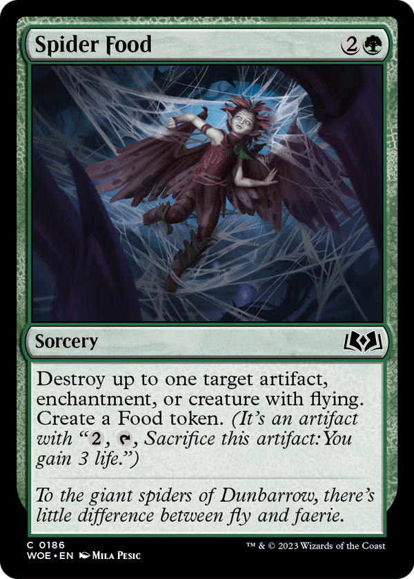 Spider Food (WOE-186) - Wilds of Eldraine Foil