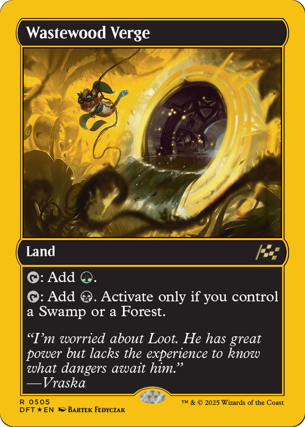 Wastewood Verge (First-Place Foil) (DFT-505) - Aetherdrift Foil