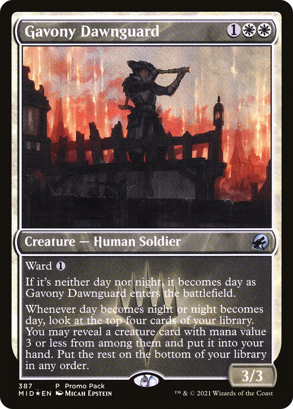 Gavony Dawnguard (PPMID-387) - Innistrad: Midnight Hunt Foil