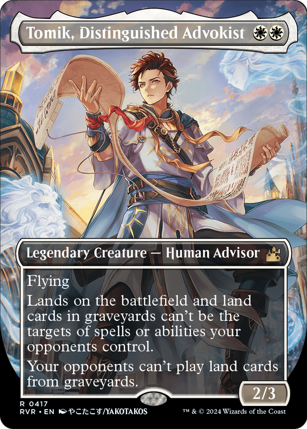 Tomik, Distinguished Advokist (Anime Borderless) (RVR-417) - Ravnica Remastered