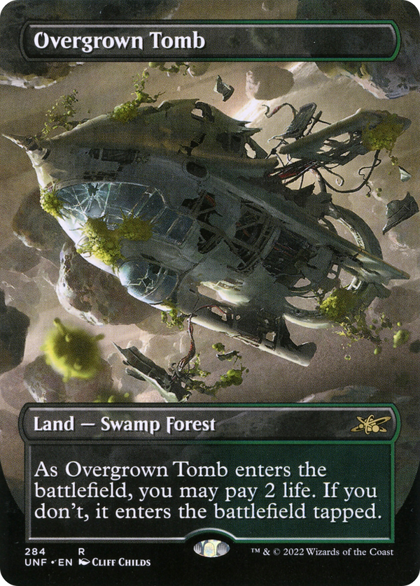 Overgrown Tomb (Borderless) (UNF-284) - Unfinity