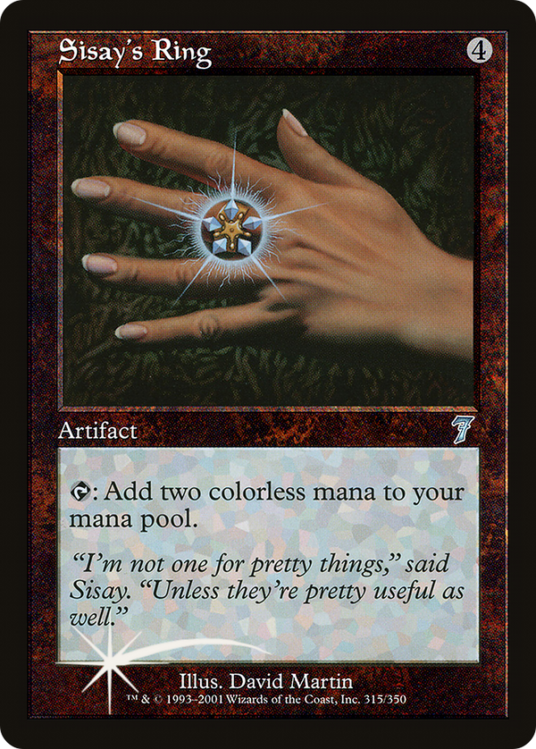Sisay's Ring (7ED-315★) - 7th Edition