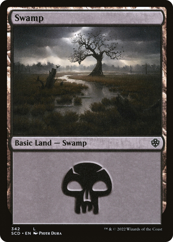 Swamp (342) (SCD-342) - Starter Commander Decks
