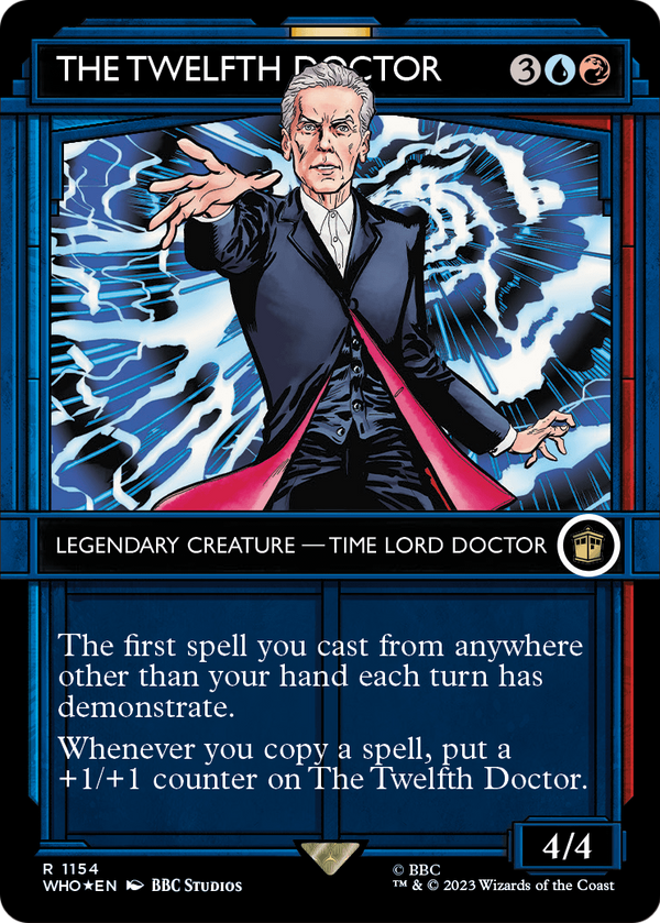 The Twelfth Doctor (Showcase) (Surge Foil) (WHO-1154) - Doctor Who: (Showcase) (Borderless) Foil