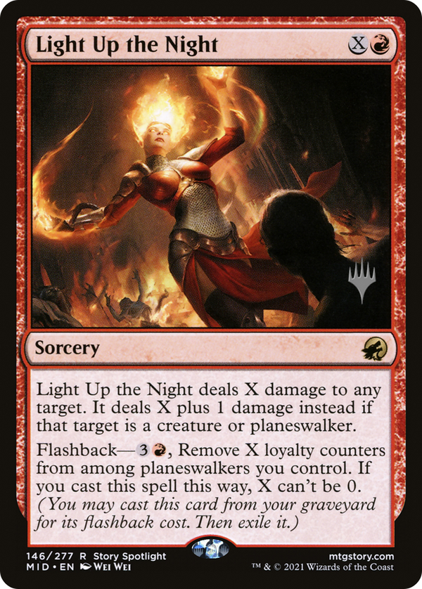 Light Up the Night (PPMID-146) - Innistrad: Midnight Hunt Promos