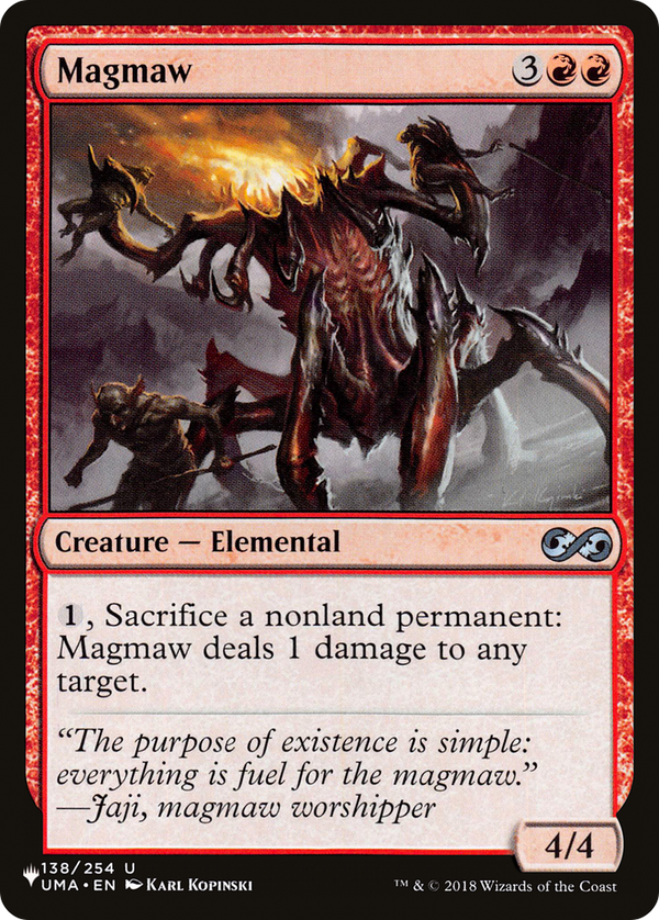 Magmaw (LIST-UMA-138) - The List