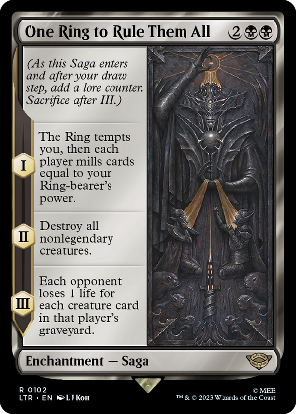 One Ring to Rule Them All (LTR-102) - The Lord of the Rings: Tales of Middle-earth