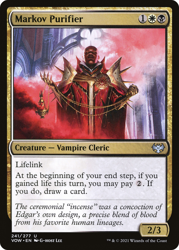 Markov Purifier (VOW-241) - Innistrad: Crimson Vow Foil