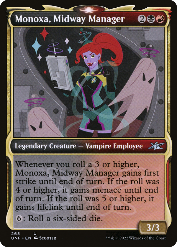 Monoxa, Midway Manager (Showcase) (UNF-265) - Unfinity: (Showcase) Foil