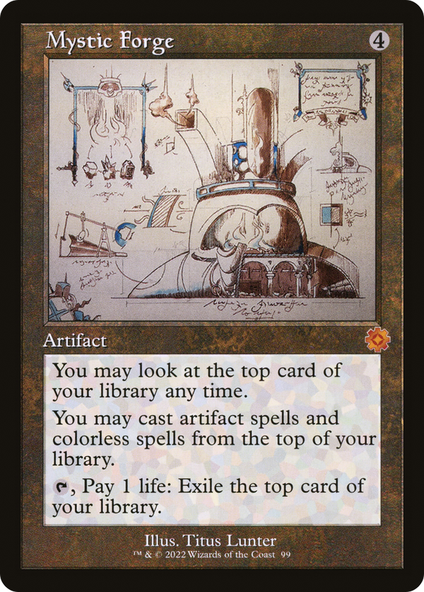 Mystic Forge (Schematic) (BRR-099) - The Brothers' War Retro Artifacts