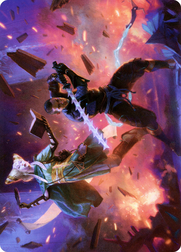 Explosive Entry // Explosive Entry (ANEO-013) - Neon Dynasty Art Series (Borderless) Foil