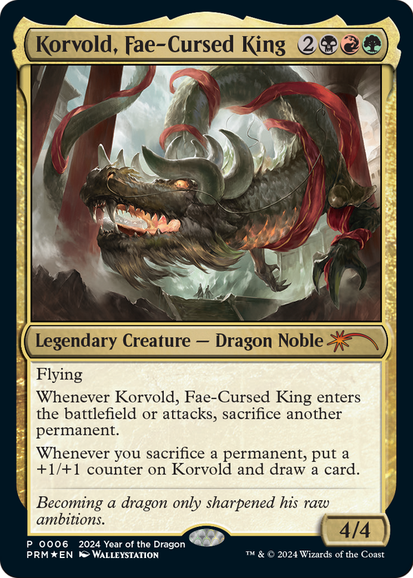 Korvold, Fae-Cursed King (Year of the Dragon 2024) (SSP-006) - Year of the Dragon 2024 Foil