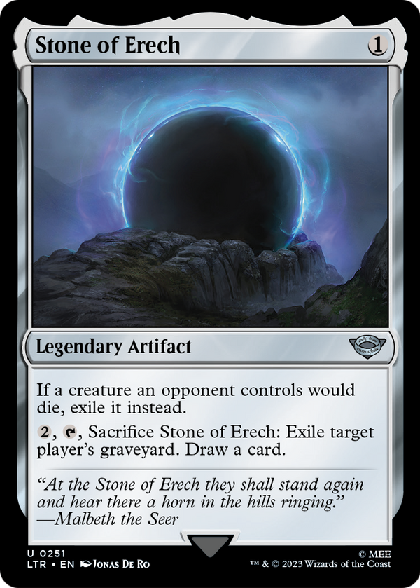 Stone of Erech (LTR-251) - The Lord of the Rings: Tales of Middle-earth Foil