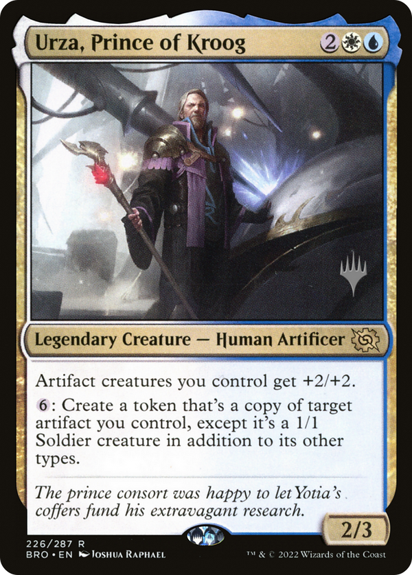 Urza, Prince of Kroog (PPBRO-226) - The Brothers' War Promos Foil