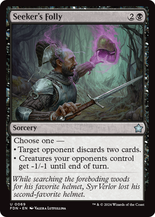 Seeker's Folly (FDN-069) - Foundations Foil