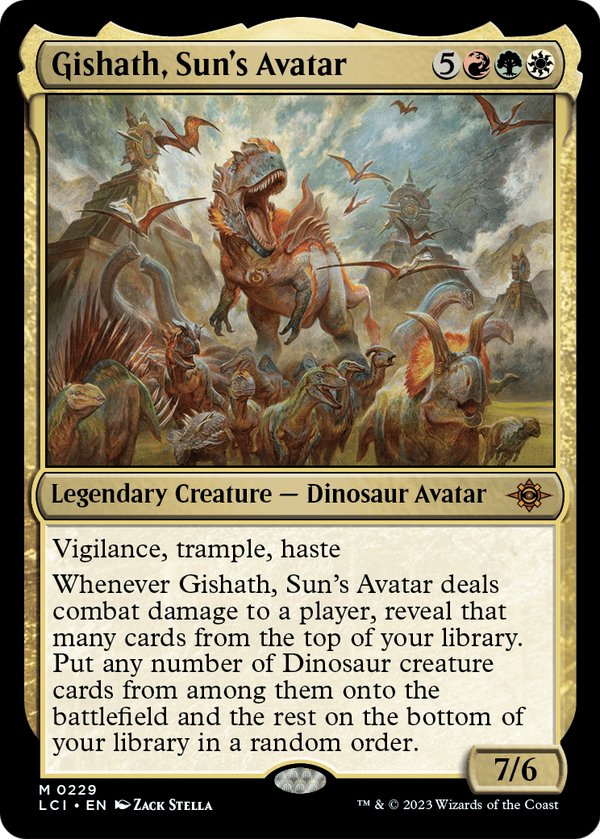 Gishath, Sun's Avatar (LCI-229) - The Lost Caverns of Ixalan