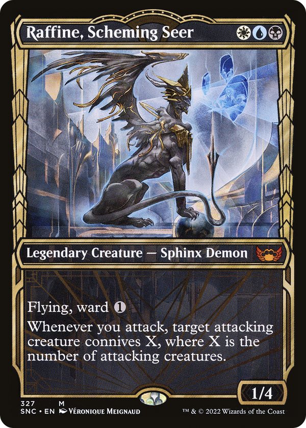 Raffine, Scheming Seer (Showcase) (SNC-327) - Streets of New Capenna: (Showcase) Foil