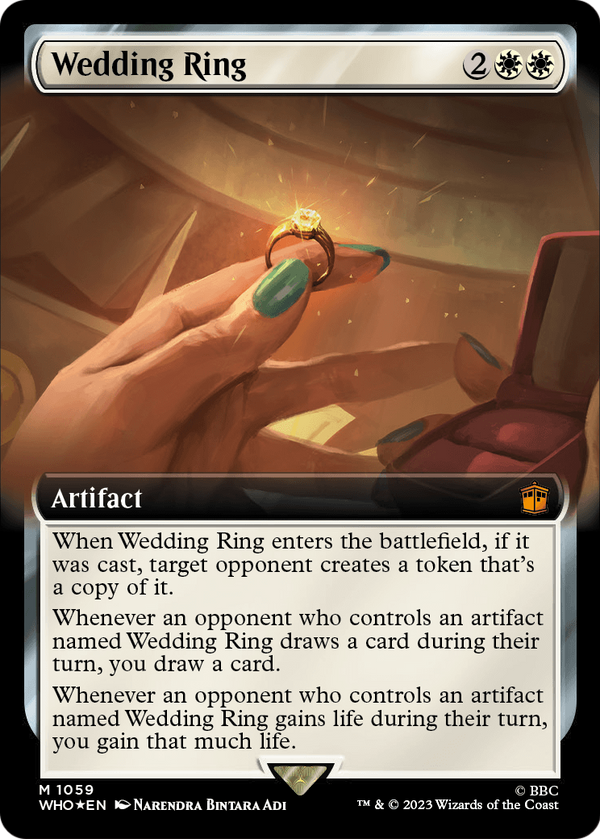 Wedding Ring (Extended Art) (Surge Foil) (WHO-1059) - Doctor Who: (Extended Art) Foil