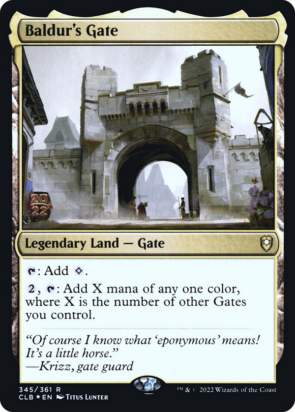 Baldur's Gate (PRE-345) - Battle for Baldur's Gate Promos Foil