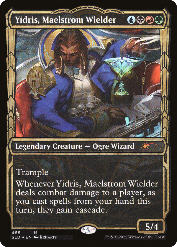 Yidris, Maelstrom Wielder (Gilded Foil) (SLD-455) - Secret Lair Drop: (Showcase) Foil