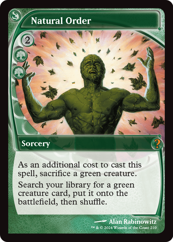 Natural Order (Future Sight) (MB2-210) - Mystery Booster 2
