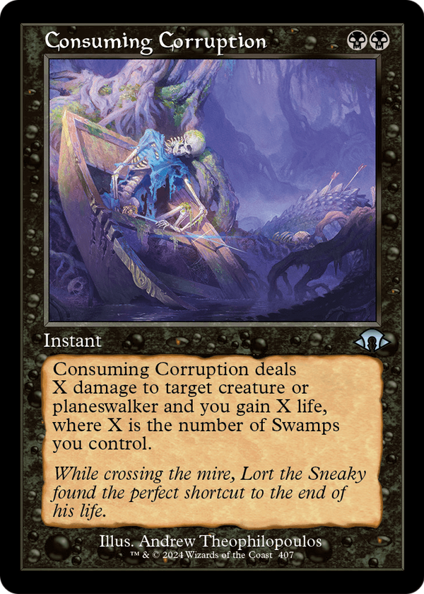 Consuming Corruption (Retro Frame) (MH3-407) - Modern Horizons 3 Foil