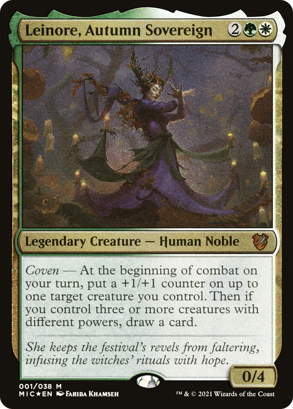 Leinore, Autumn Sovereign (MIC-001) - Midnight Hunt Commander