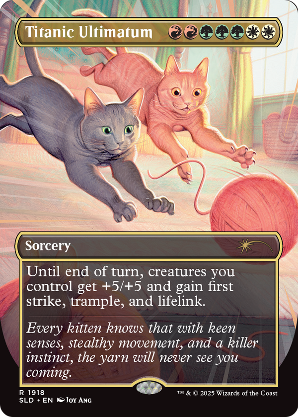 Titanic Ultimatum (SLD-1918) - Secret Lair Drop (Borderless) Foil