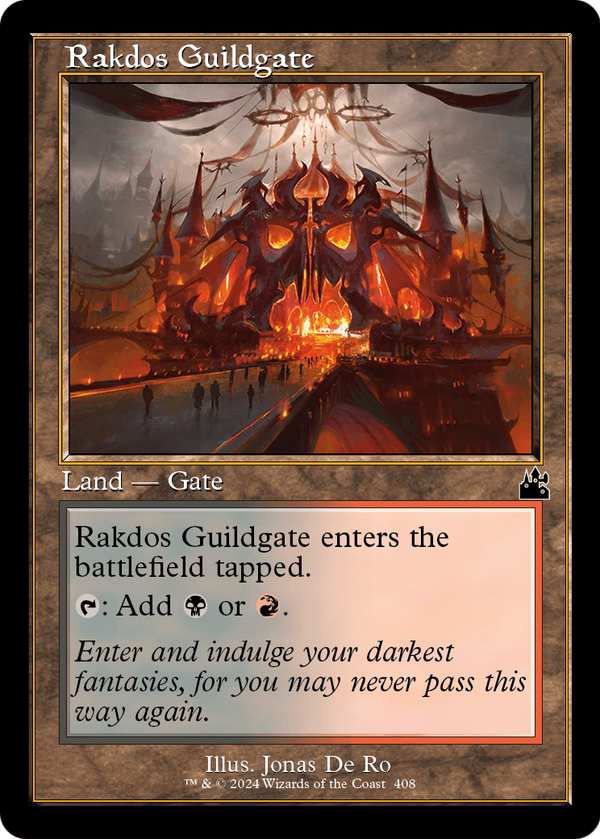 Rakdos Guildgate (Retro Frame) (RVR-408) - Ravnica Remastered