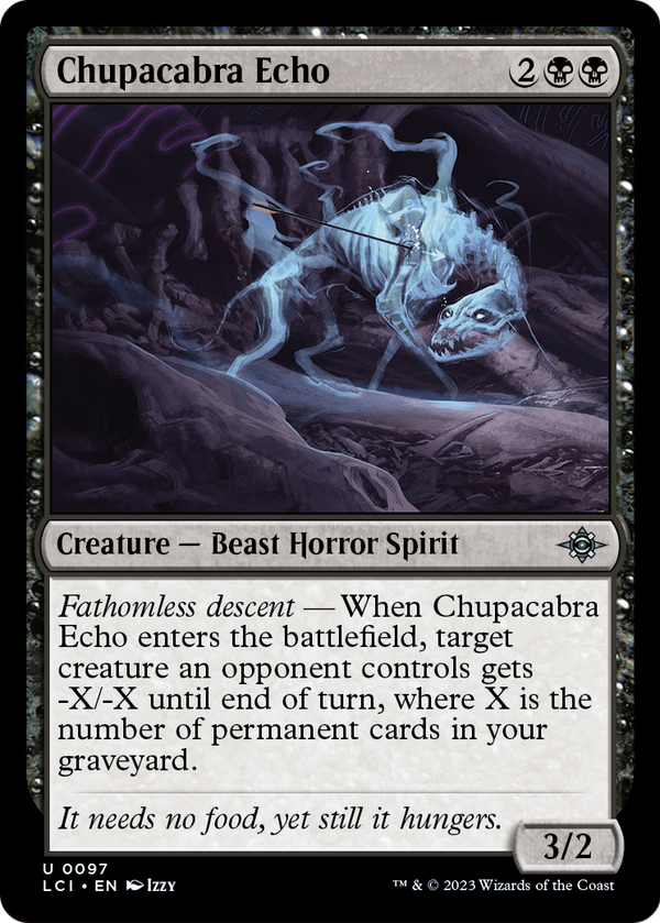 Chupacabra Echo (LCI-097) - The Lost Caverns of Ixalan Foil