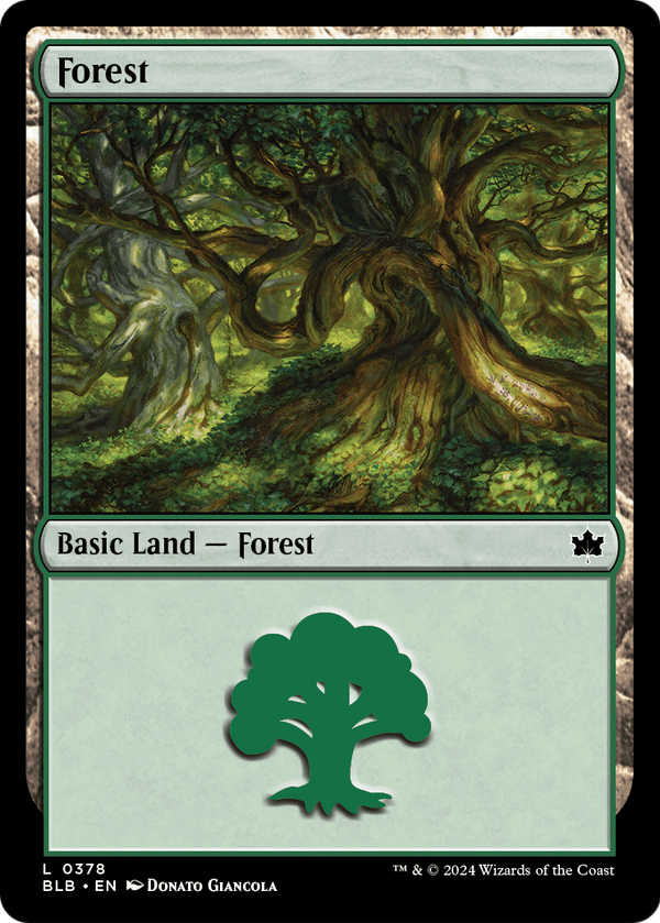 Forest (0378) (BLB-378) - Bloomburrow Foil