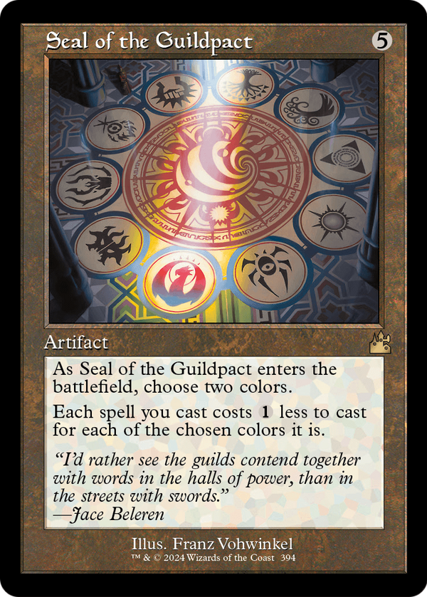 Seal of the Guildpact (Retro Frame) (RVR-394) - Ravnica Remastered