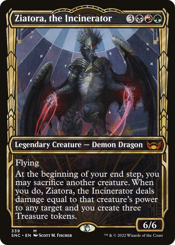 Ziatora, the Incinerator (Showcase) (SNC-339) - Streets of New Capenna: (Showcase)