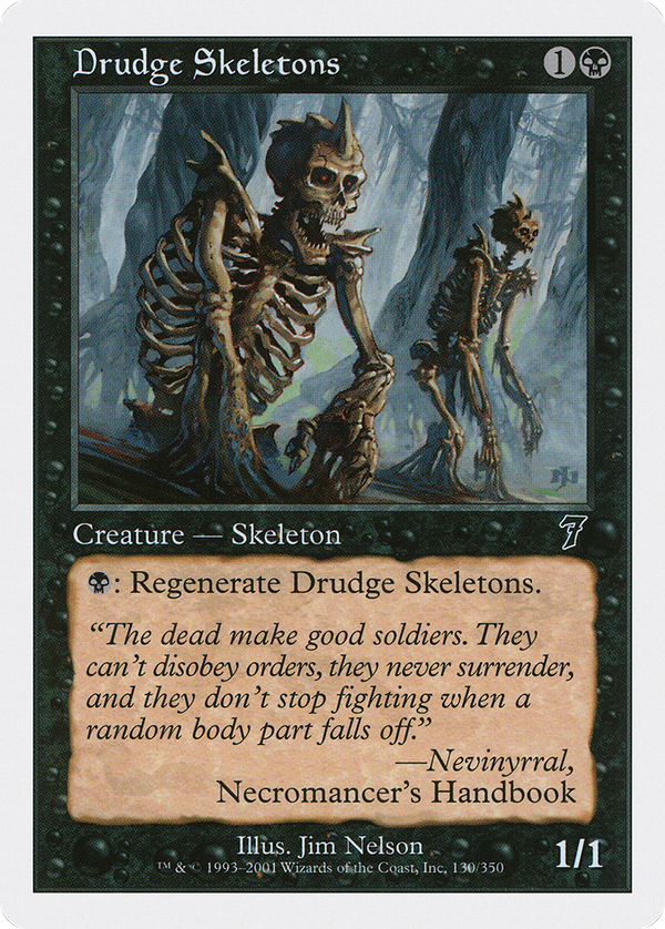 Drudge Skeletons (7ED-130) - 7th Edition