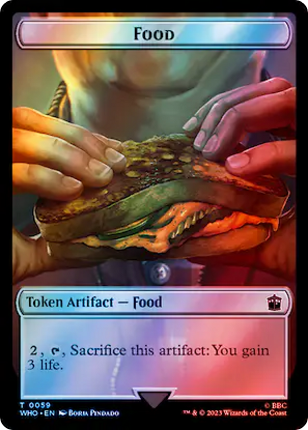 Food (TWHO-059) - Doctor Who Tokens Foil