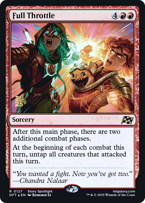 Full Throttle (PRE-127) - Prerelease Cards Foil