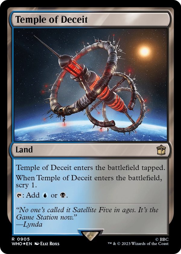 Temple of Deceit (Surge Foil) (WHO-905) - Doctor Who Foil
