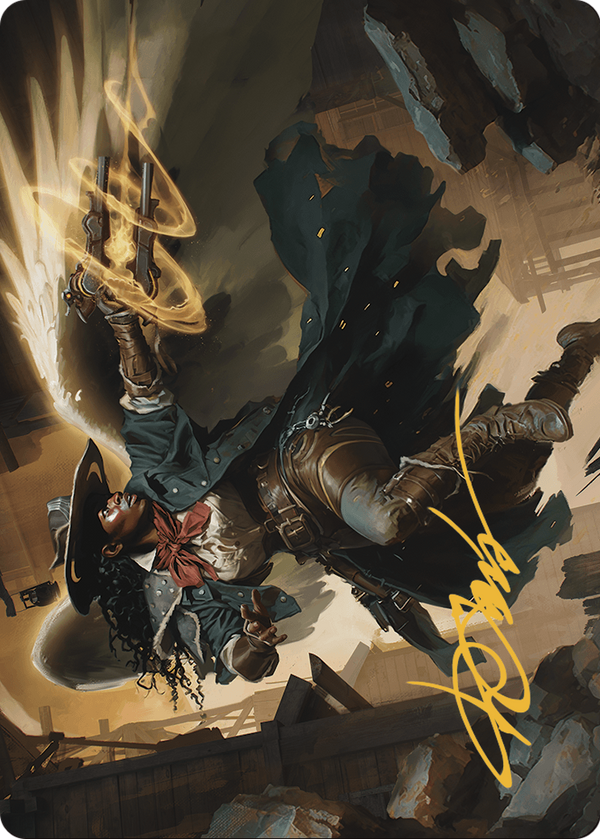 Archangel of Tithes // Archangel of Tithes (AOTJ-001) - Outlaws of Thunder Junction Art Series (Borderless)