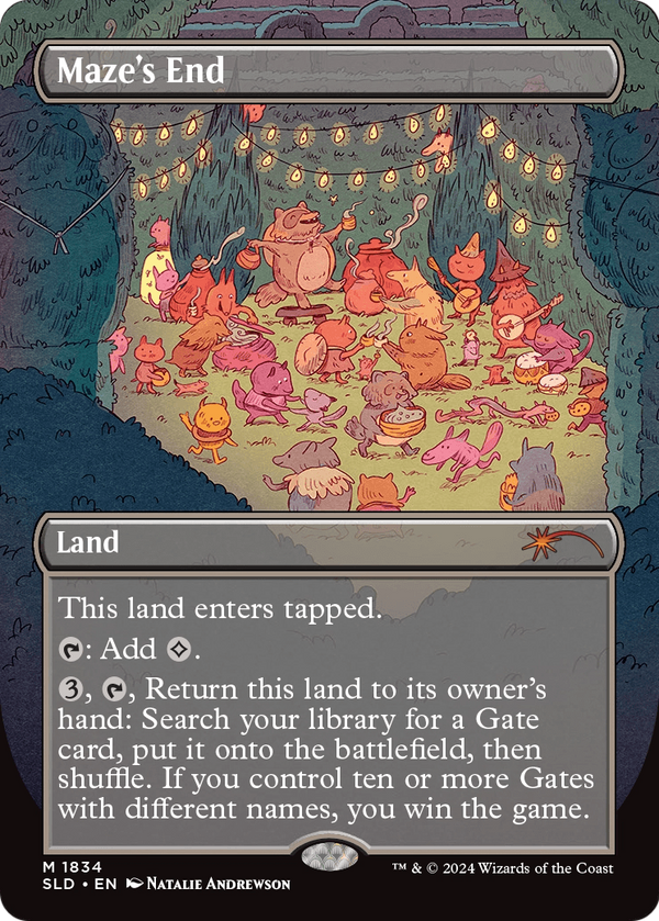 Maze's End (SLD-1834) - Secret Lair Drop (Borderless) Foil